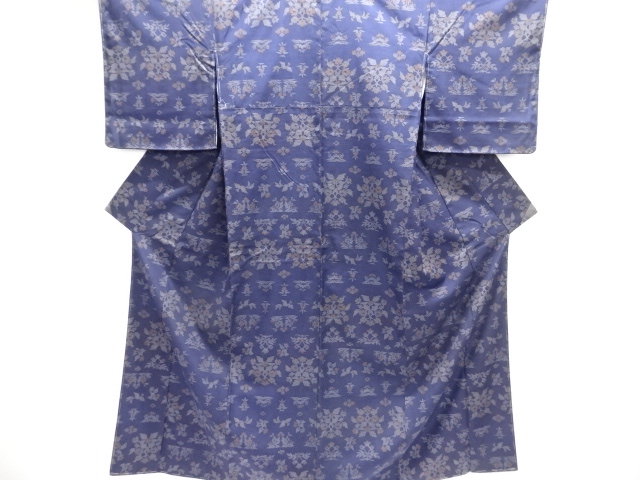 Japanese Kimono / Tsumugi Omeshi Silk